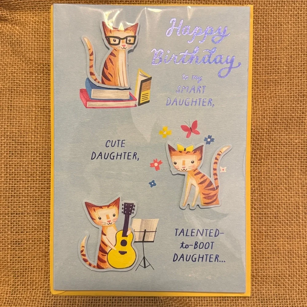🌻 Bundle of 2 Hallmark Daughter Birthday Cards